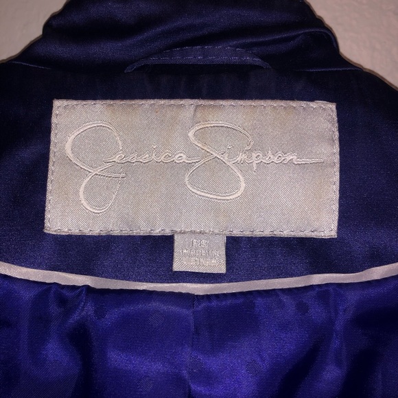Jessica Simpson Royal Purple Trench Coat- PS - Picture 13 of 15
